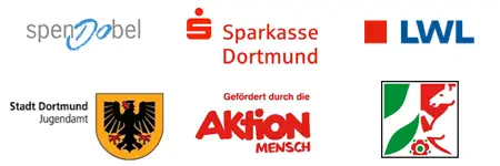 Brücke Partner (spenDObel, Sparkasse Dortmund, LWL, Stadt Dortmund, Aktion Mensch, Land NRW)