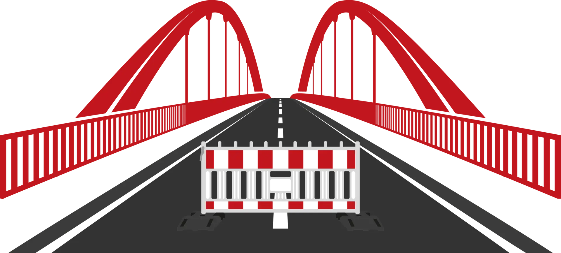 Brücke Wartungsarbeiten